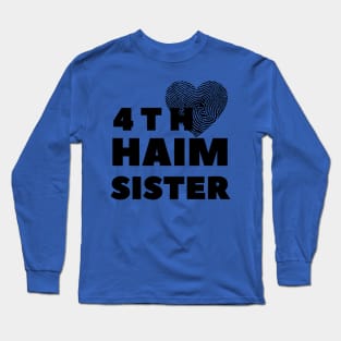 4th HAIM Sister Long Sleeve T-Shirt